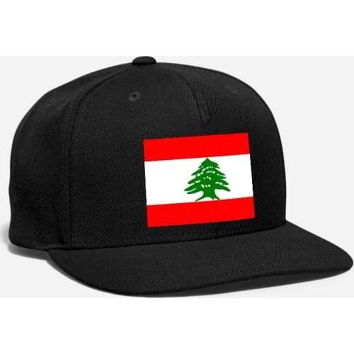 Lebanon Flag Embroidery Customized Beirut Emblem Badge Coats Of Arms Islam The Arabian Peninsula Unisex Adjustable Snapback Cap