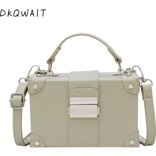 Women Box Flap Panelled Messenger Bag Crossbody Shoulder Bags for Women PU Leather Women Handbag Casual High Quality Designer