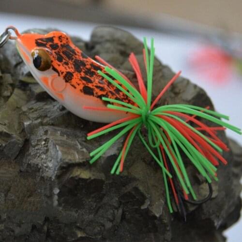 135mm 9g 1PCS Hard Fishing Lure With Propeller Large Noise Isca Frog Lure Pesca Frog Sinking Snakehead Bait Fishing QHOE