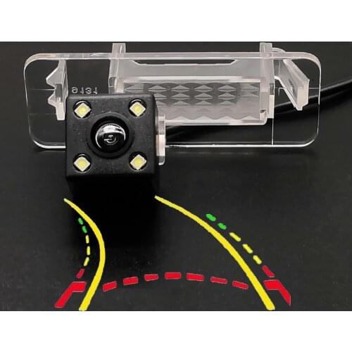 170D Intelligent Dynamic Trajectory Tracks Car Rear View Camera For Mercedes-Benz C Class W202 4D Sedan/Smart Fortwo 2007-2014