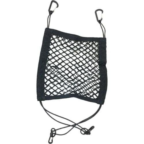 2-Layer Universal Car Mesh Organizer Auto Seat Storage Mesh Net Pouch Holder