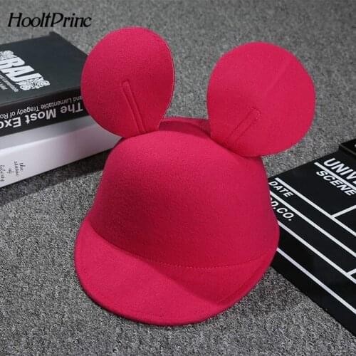 2020 New Cartoon Cute Winter Big Ears Snapback Hats Girls Hat Hip Hop Baseball Caps Female Hat For Women