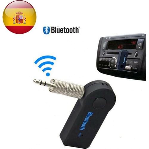 Audio Receiver Bluetooth BT 3.0 Conector Aux Mini Jack 3.5mm Radio Car Negro