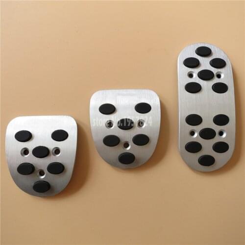 DEE Car Accessory for Mitsubishi Lancer MT Fuel Sports Brake Foot Rest pedals pad covers pads stickers covers styling