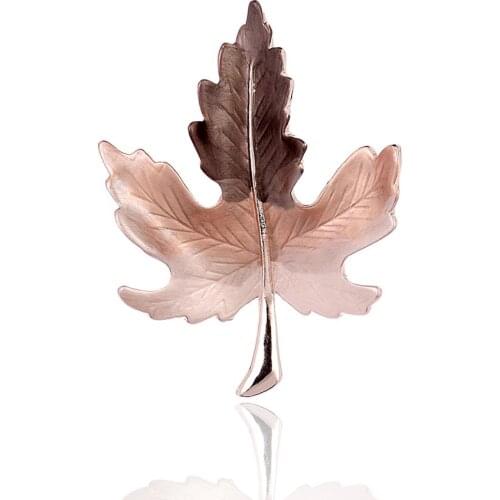 Enamel Leaf Brooches Pins for Women Fashion Vintage Luxury Plant Alloy Fashion Jewelry Brooch Pin Accessories For Girls