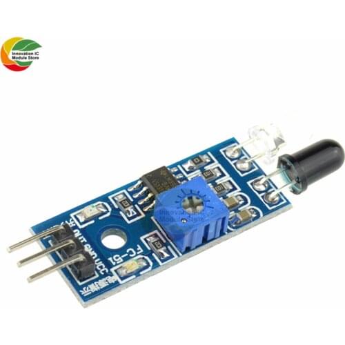 Ziqqucu IR Infrared Obstacle Avoidance Sensor Module for Arduino Smart Car Robot 3-wire Reflective Photoelectric New