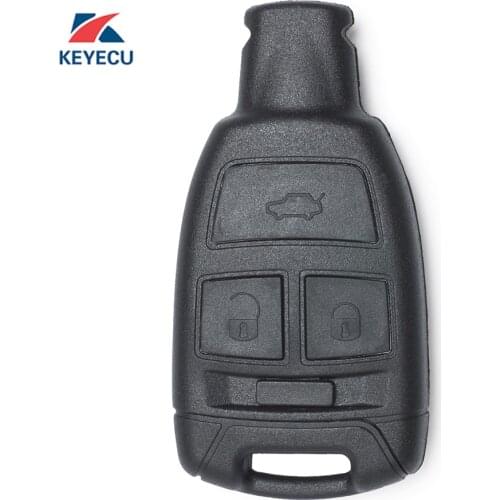 KEYECU Replacement Remote Car Key Shell Case Fob 3 Button for Fiat Bravo Croma Ducato Punto Stilo(Shell Only)