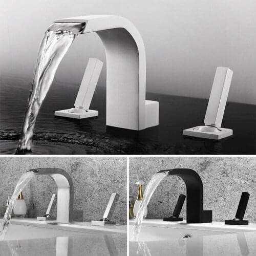 MENHONYI White Bath Mixers