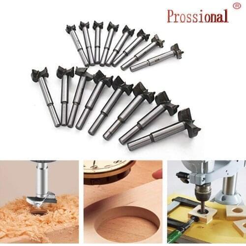 16pcs/5pcs Set Core Drill Bits Forstner Woodworking Hole Saw Wood Cutter For Rotary Tools 15-35mm