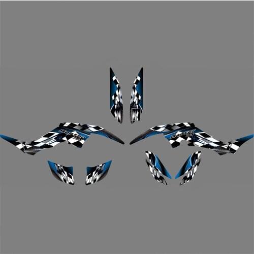 3M Stickers Free Custom Motorcycle Graphics Decals Backgrounds ATV kits For YAMAHA RAPTOR350 RAPTOR 350 For Yamaha 350 Raptor