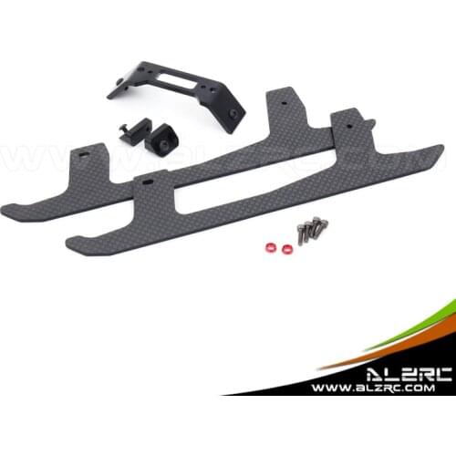 ALZRC - Devil 380 FAST Carbon Fiber Landing Skid Set - Black