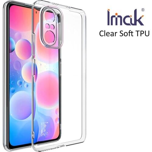 IMAK Clear Transparent TPU Case For Poco F3 Xiaomi Redmi K40 Pro Plus Soft Silicone Cover