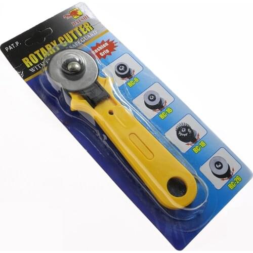 45mm Patchwork Roller Wheel Round Knife Cloth Cutting Knife Knife Leather Craft Fabrics Rotary Cutter For Leather Fabrics