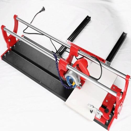 Electric tile cutting machine desktop stone cutting edge grinding hand push knife tile chamfering 45 degrees