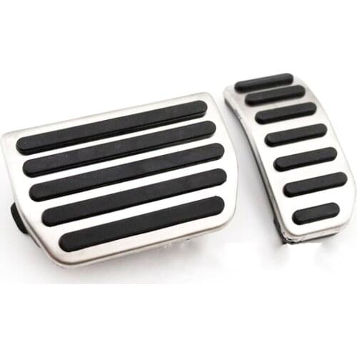 Car Styling Stainless Steel NO Drill Fuel Accelerator Brake Pedal For Volvo S60 S60L S80 S80L V60 XC60 XC70 V70 auto accessories