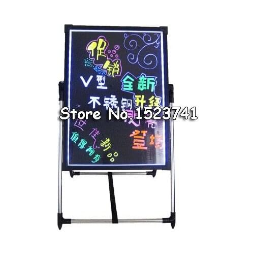 Led Fluorescent screen plate Advertising writing 40x60cm board Illuminate blackboard with 8 pens sets