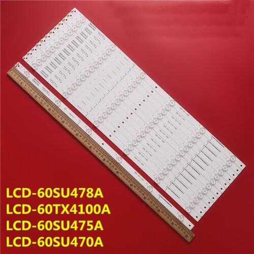 LED backlight Strip for Sharp LCD-60TX4100A 60SU475A 60SU470A 3P60UK007/008-A2 JL.D60061330-020BL-M JL.D60061330-020BR-M