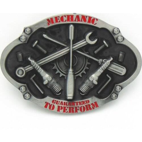 Western cowboy old tools red zinc alloy belt buckle men and women gift