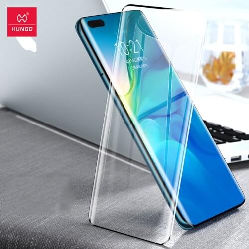 Xundd Screen Protector For Huawei P40 Glass Protective Tempered Film 9H 2.5D Anti Fingerprint For Huawei P30 P40 Pro Pro+ Glass