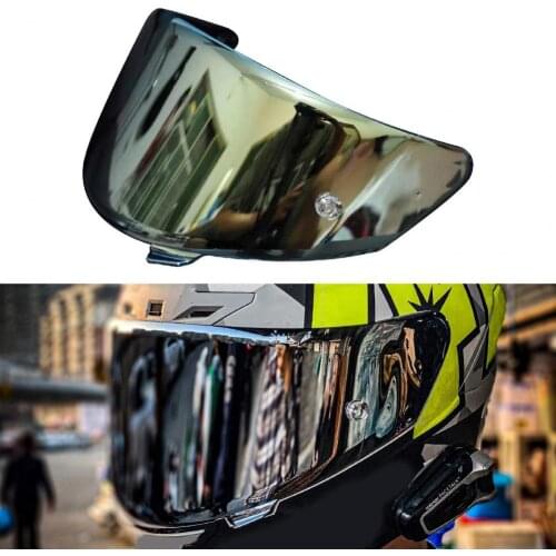 Helmet Glass Full Face UV Protection Portable REVO Protective Motorcycle Helmet Visor for KYT NFR NXR Motorcycle Equipments