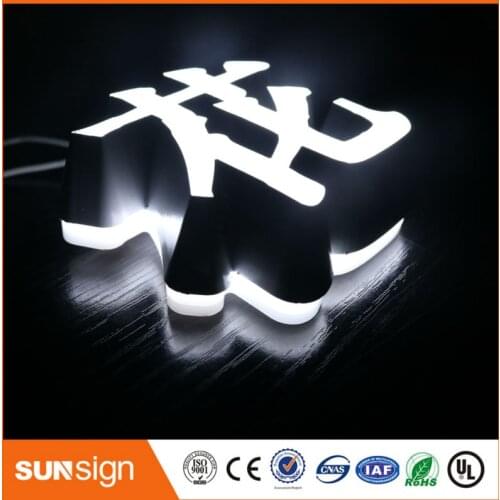 Factory Outlet Custom decorative letters led Acrylic led store signs