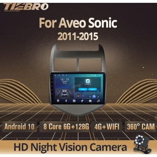 2DIN Android 10 Car Radio For Aveo Sonic 2011-2015 GPS NavigationStereo ReceiverDSP Car Video Auto Radio Stereo NO 2DIN DVD IGO