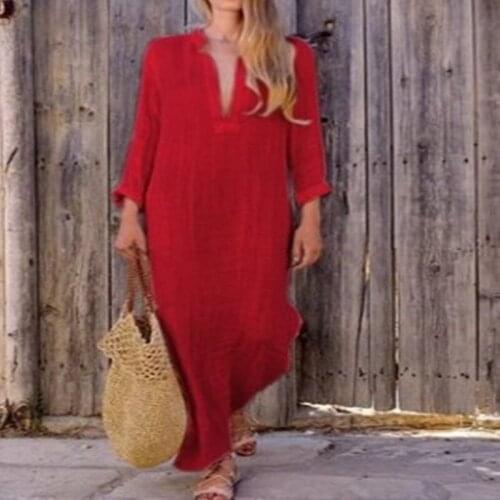 Cwzz Summer Linen Dresses