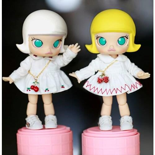 Jasmine baby dress for little red riding hood GSC clay ob11 plain body doll clothes skirt accessories toys