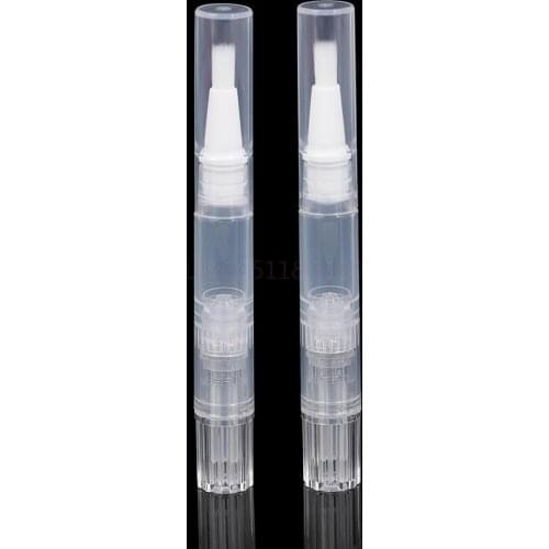 1.5ml Travel Empty Twist Pen With Brush Cosmetic Container Nail Oil Lip Balm Tub