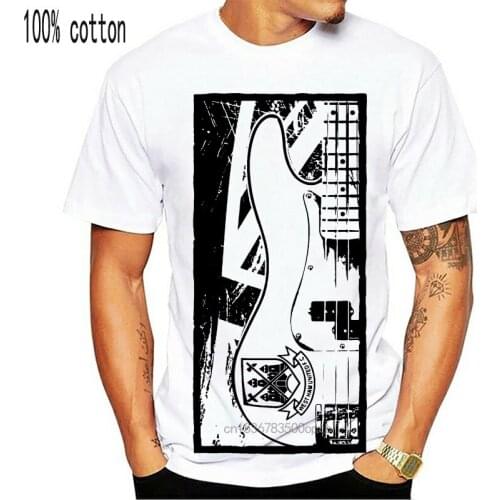 Precision Bass Guitar Steve Harris Classic Fit Purified Cotton T Shirts Crewneck Mens T-Shirts Short Sleeves Stylish Tee Shirt