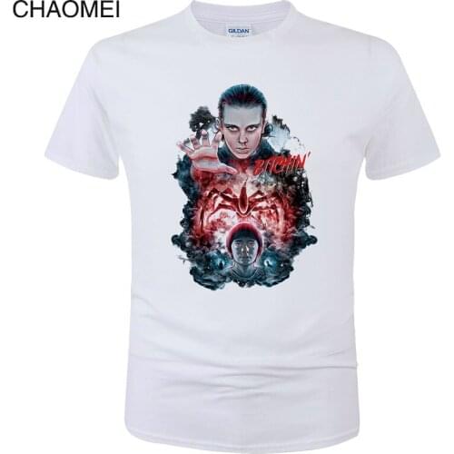 Hot Stranger Things T Shirt Men Cotton Short Sleeve T-shirts Fashion Stranger Things T-shirt Tops Cool Tees Brand Clothes C126
