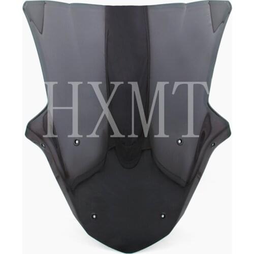 HotSale For Kawasaki ZX10R ZX 10R 2011 2012 2013 2014 2015 Black Windshield WindScreen Double Bubble
