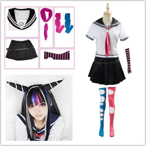 Anime Super Dangan Ronpa 2 Danganronpa Ibuki Mioda Cosplay Costumes Suit Skirt Halloween For Women Custom Made