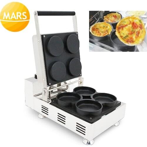 Mini Pizza Press Machine 220V Electric Waffle Cake Baking Pan Cake Oven Bread Pizza Cooker Commercial Use Kitchen Baking Ovens