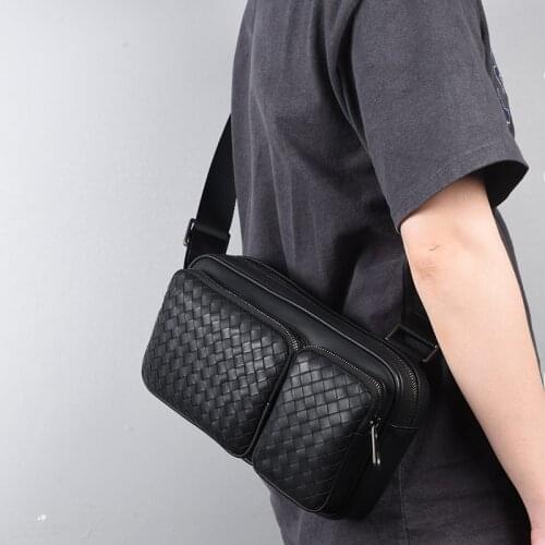 Mens Bag Shoulder Messenger Crossbody Bags Leather Ddesigner Handbags Waist Chest Side Cross Backpack Cross Body Sling Calf New