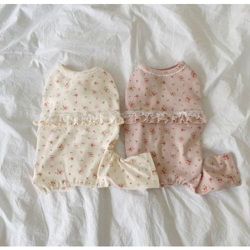 New Dog Clothes Spring Summer Dog Home Clothes Pet Four-Legged Clothing Hoodies For Small Dog Cats Schnauzer Pug Akita Cute