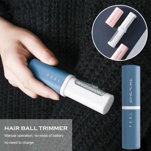Portable Double-head Shaving Ball Brush Reusable Washable Manual Hair Lint Sticking Rollers Clothes Pants Ball Trimmer Remover
