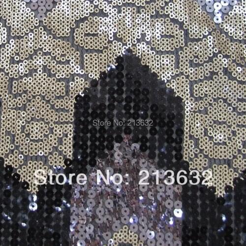 POz28 sewing machine quality sequins embroidery fabric clothing sewing machine embroidery fabric wholesale lace fabric sewing