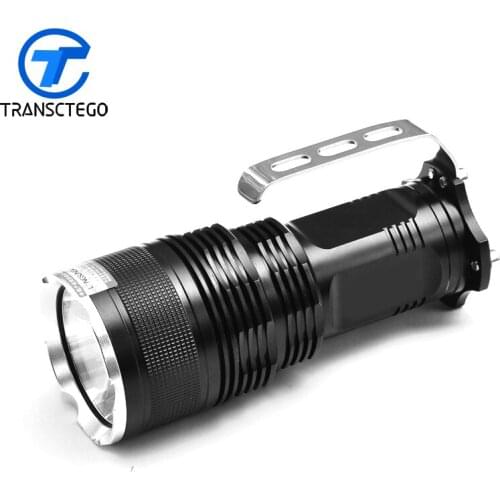 Super xenon flash light rechargeable flashlight hunting far range yellow light outdoor high power bright powerful searchlight