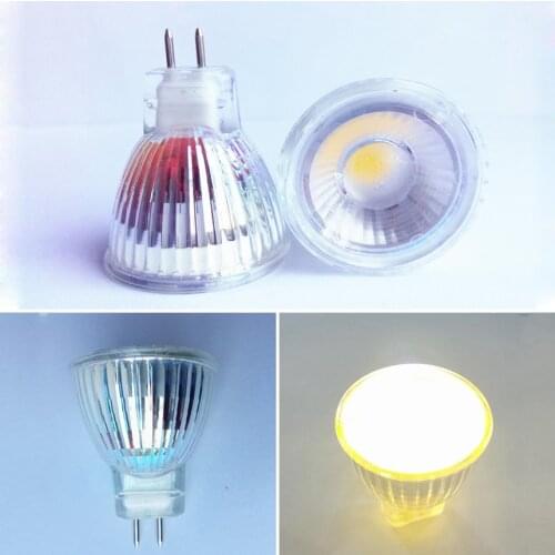 10X MR11 LED Spotlight Bulb AC/DC12V 220V COB LED Cup Lamp MR11 5W 45 degree Beam Angle Chandelier Lights Replace Halogen Lamps