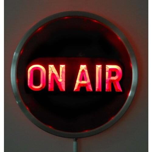 Rs-i1065 On Air LED Neon Light Round Signss 25cm/ 10 Inch - Bar Signs with RGB Multi-Color Remote Wireless Control