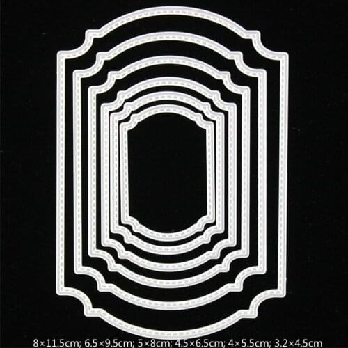 Border Frames Metal Cutting Dies Stencils for DIY Scrapbooking/photo album Decorative Embossing DIY Paper Card