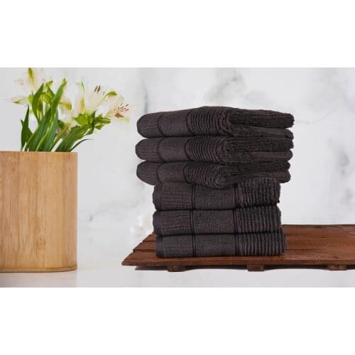 Turkish Towel, Mix Hand Towels, 100% Turkish Organic Natural Cotton, Fade-Resistan, Luxury, Special, Deal, Pack of 6