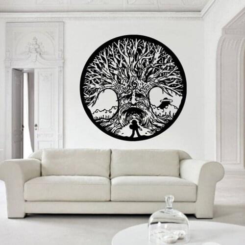 YOYOYU Tree of Life Vinyl wall stickers Tribal Circle Of life Removeable Decal Livingroom Bedroom Decoration Art Poster ZX351