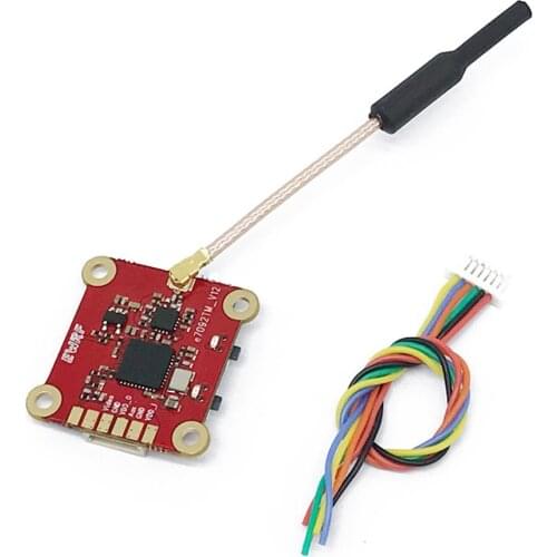EWRF 7092TM Pro 5.8G 40CH 25/200/500mW Power Adjustable U.FL FPV Transmitter Pitmode OSD Configuring VTX for RC FPV Drone