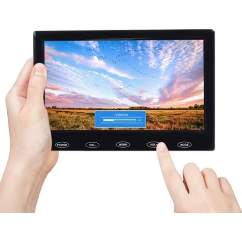 7 Inch VGA LCD hdmi touchscreen car monitor hd car dvr VGA AV monitor