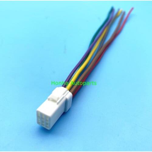 Free Shipping 20/50/100pcs JST JWPF type Automotive Waterproof Cable Connector 6 pin Female Butt Plug JST-06R-JWPF-VSLE