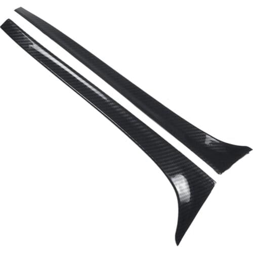 Carbon Fiber Rear Window Side Spoiler Wing For GOLF 7 MK7 2014-2017 Auto Rear Window Mirror Tail Accessories
