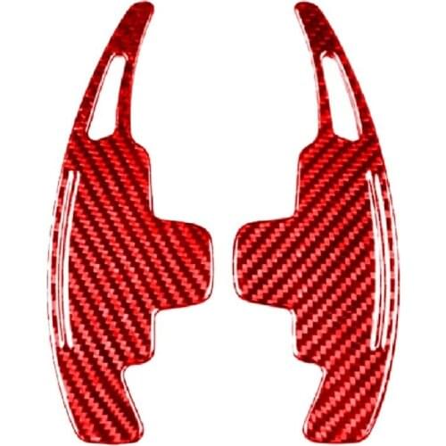 Carbon Fiber Steering Wheel Paddle Cover for Mercedes-Benz ABCES Class GLE GLC GLA CLS CLA Accessories