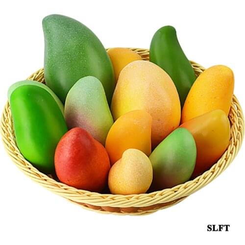 Home Kitchen dining dinner table hotel supermarket cafe bar Shop Store decoration fake fruit Artificial Simulation mango model